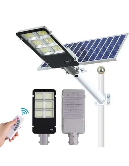 Lampa Solara Stradala LED Jortan 400W Panou Fotovoltaic