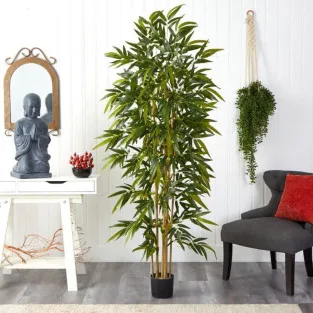 Decoratiune cu bete de bambus, 150cm inaltime 2
