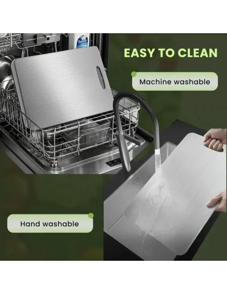 Set 3 tocătoare din titan, impermeabile, cu utilizare pe ambele fețe – 34×23 / 30×20 / 24×15 cm