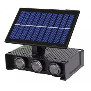 Lampa solara cu 6 LED-uri bidirectionala, lumina calda 2