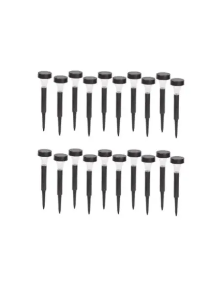 Set 20 lampi solare pentru gradina, IP 44, H 30 cm