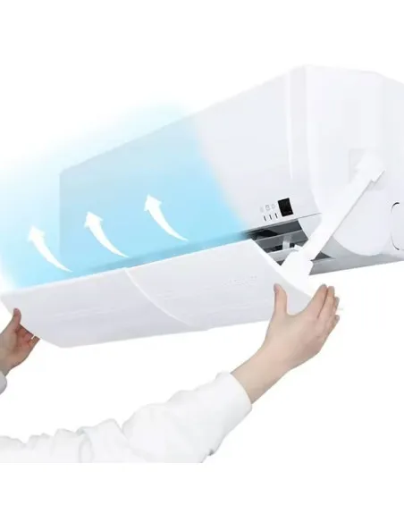 Deflector aer condiționat reglabil 55-105 cm cu ventuze