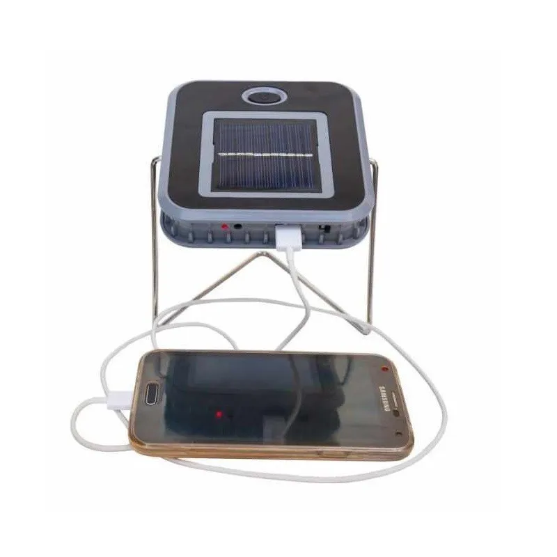 Lampa solara cu functie de baterie externa