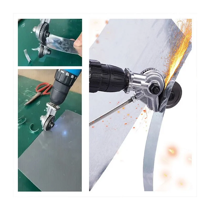 Adaptor bormasina pentru taiat tabla si materiale feroase