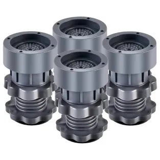 Set 4 picioruse reglabile pentru masina de spalat, anti-zgomot si antiderapante