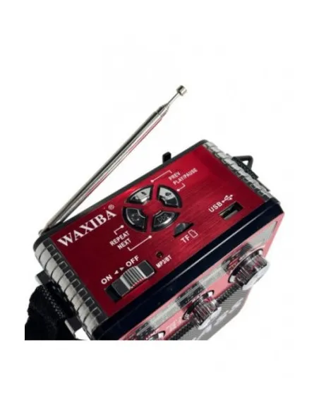 Radio multifunctional dotat cu lanterna Waxiba