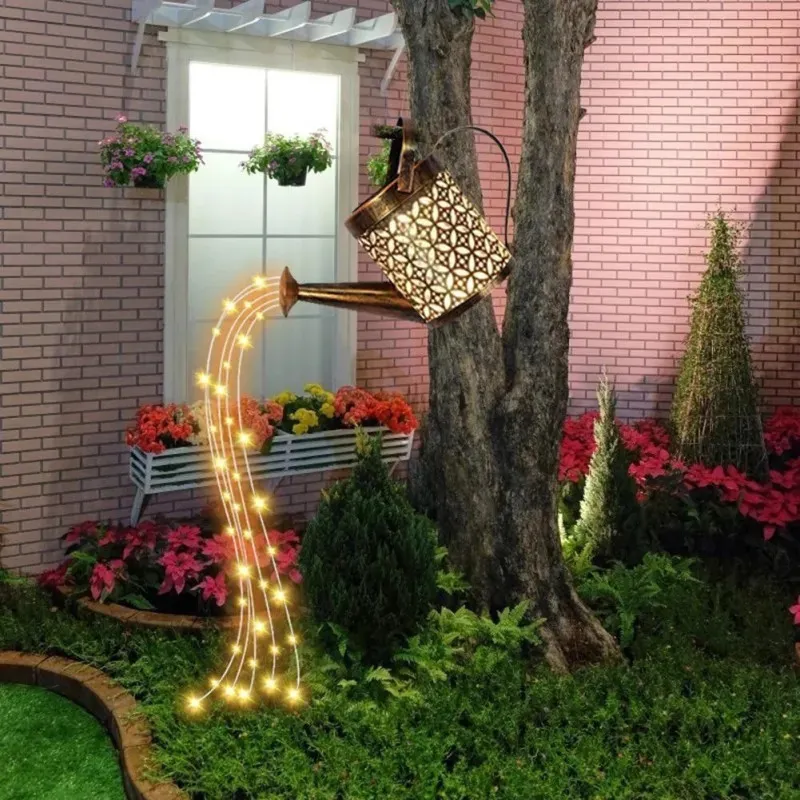 Set 2 x Stropitoare solara cu lumini pentru gradina