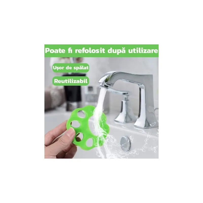 Set 3 fome silicon pentru scame pentru masina spalat