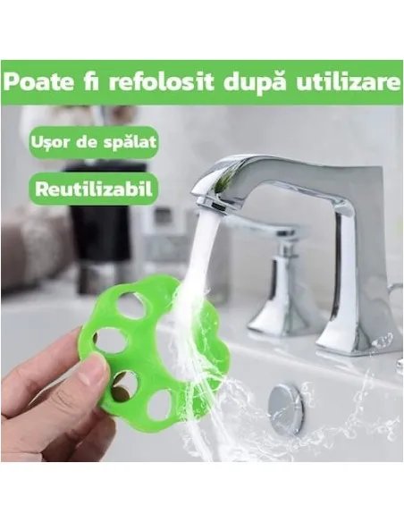 Set 3 fome silicon pentru scame pentru masina spalat