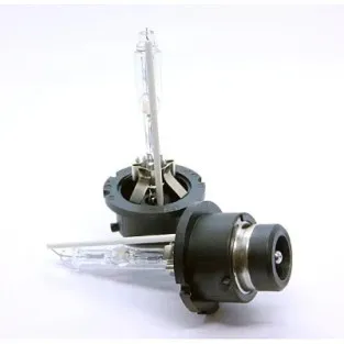 Set 2 becuri Xenon D2S White auto pentru far cu suport metalic 35W 6000K 2