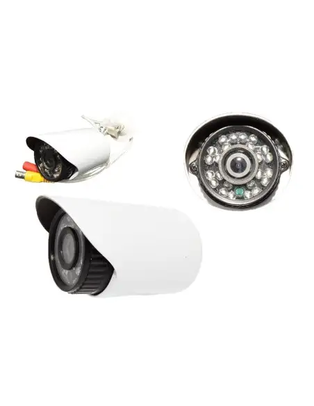 Sistem de supraveghere AHD cu 4 camere IR, de exterior/interor