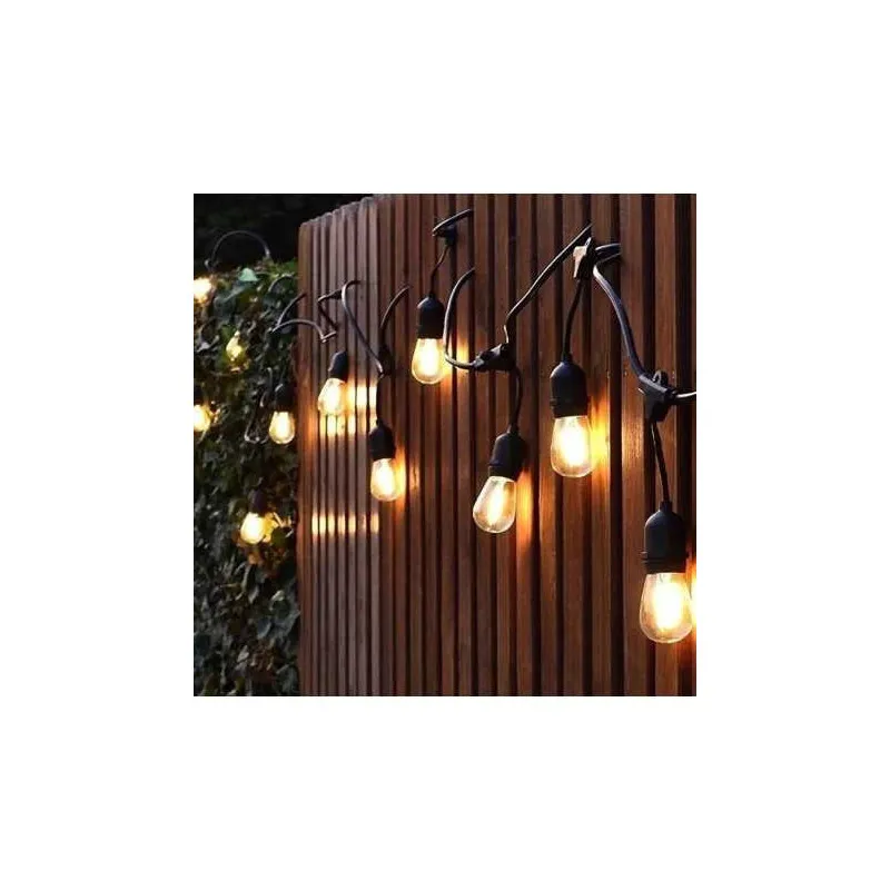 Ghirlanda Luminoasa, 20 Metri cu 20 Becuri, interconectabila, 2 filamente pe bec, 220V