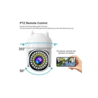 Camera WiFi JORTAN JTZ-8161QJ 2MP Compacta 355° Waterproof 2