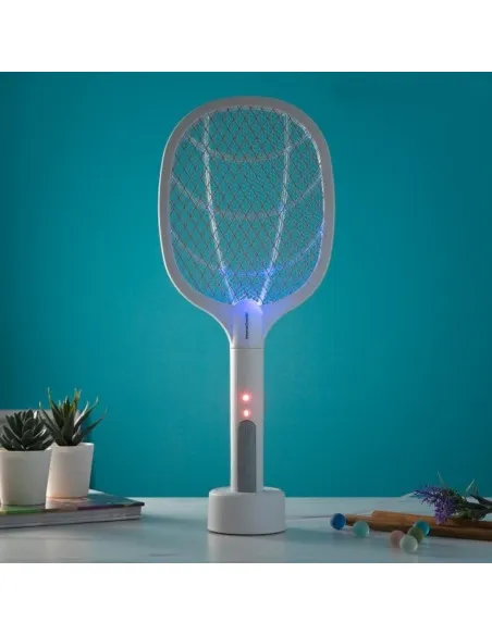Paletă Electrică Anti-Insecte Reîncărcabilă USB, 3000V, 1200mAh