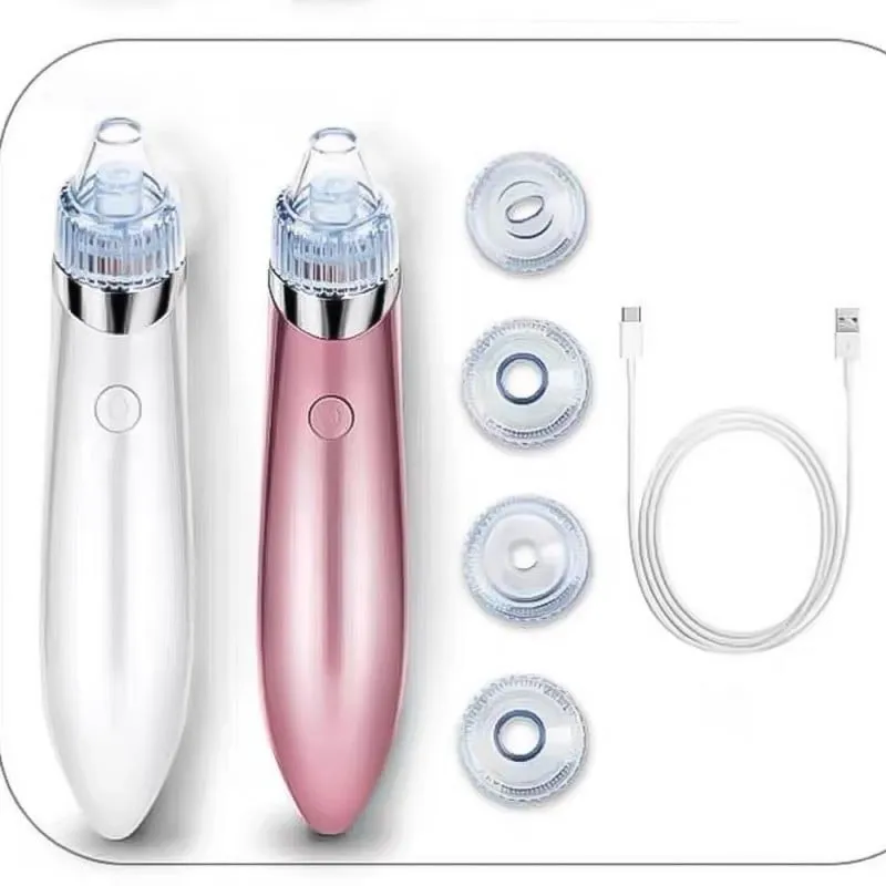 Aspirator Vacuum Facial Cleanser pentru Curățarea Tenului, Cosuri, Puncte Negre, Pori și Acnee