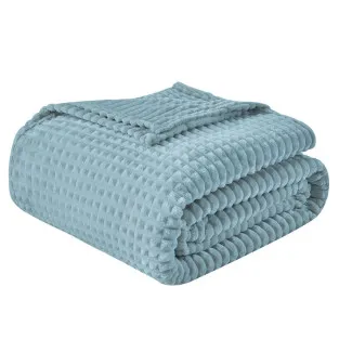 Pătură Fleece EMME Twin, Microfibră 280GSM, Model Geometric, 200X230 cm, Roz