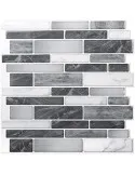 Plăci Autoadezive Art3d Backsplash Marmură, 30x30cm, Set 10 Bucăți