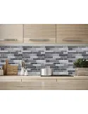 Plăci Autoadezive Art3d Backsplash Marmură, 30x30cm, Set 10 Bucăți
