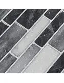 Plăci Autoadezive Art3d Backsplash Marmură, 30x30cm, Set 10 Bucăți