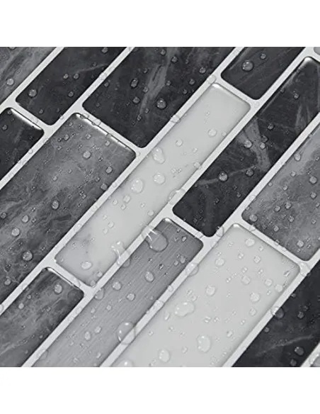 Plăci Autoadezive Art3d Backsplash Marmură, 30x30cm, Set 10 Bucăți