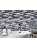 Plăci Autoadezive Art3d Backsplash Marmură, 30x30cm, Set 10 Bucăți