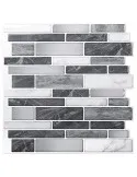 Plăci Autoadezive Art3d Backsplash Marmură, 30x30cm, Set 10 Bucăți