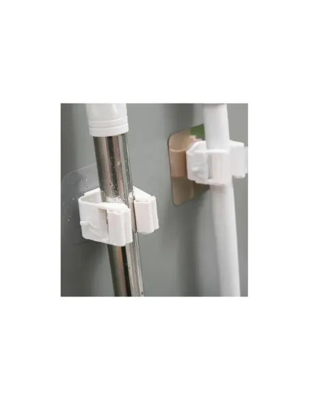 Set 2 bucati suport de perete pentru mop si