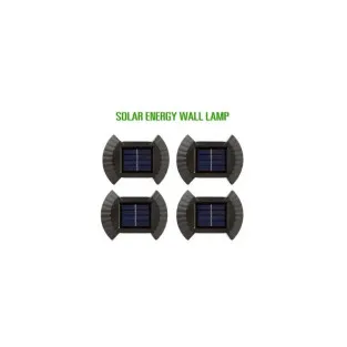 Set 4 Lampi Solare cu senzor cu lumina bidirectionala, rezistenta la apa 2
