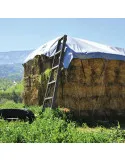 PRELATA CU INELE 4 X 6 M - 80 G/MP- ALBASTRU