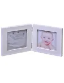 Kit amprenta 2D mulaj bebe + rama foto din lemn