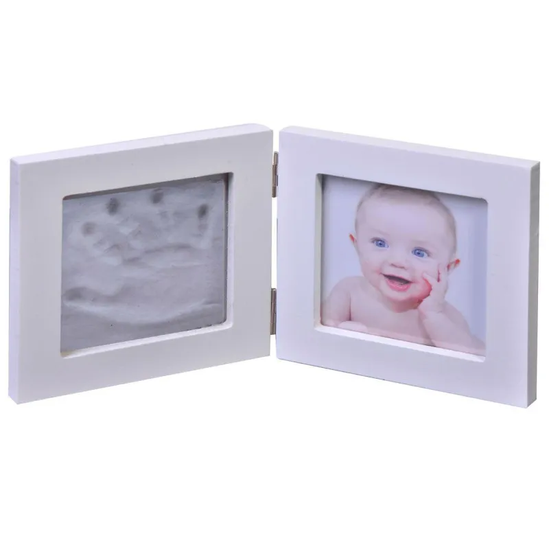 Kit amprenta 2D mulaj bebe + rama foto din lemn