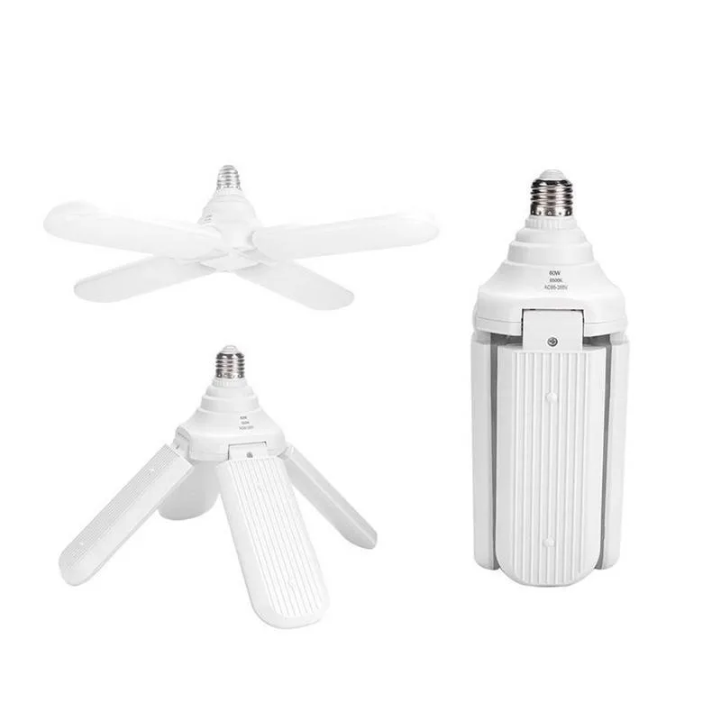 Bec lampa LED cu 4 brate mobile ajustabile, Fan