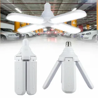 Bec lampa LED cu 4 brate mobile ajustabile, Fan 2
