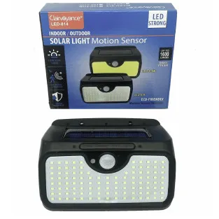 Lampa cu panou solar, 107 LED-uri si senzor de