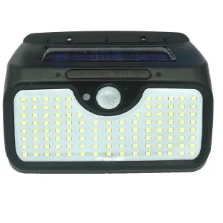 Lampa cu panou solar, 107 LED-uri si senzor de 2