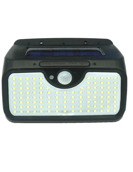 Lampa cu panou solar, 107 LED-uri si senzor de