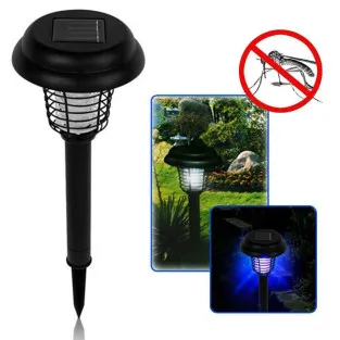 Set 2x Felinar solar LED cu lumină UV anti insecte ,42cm 2
