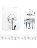 Set 10 carlige autoadezive pentru bucatarie sau