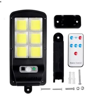 2 x Lampa Solara Tip Stradala 150 LED COB cu 6