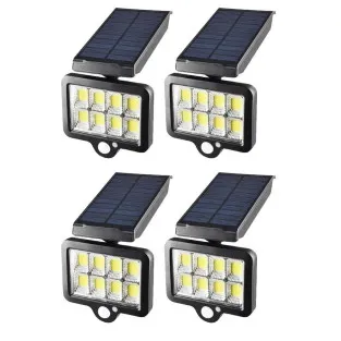 Cumpara Set 4 x Proiector solar 160 LED 8 COB