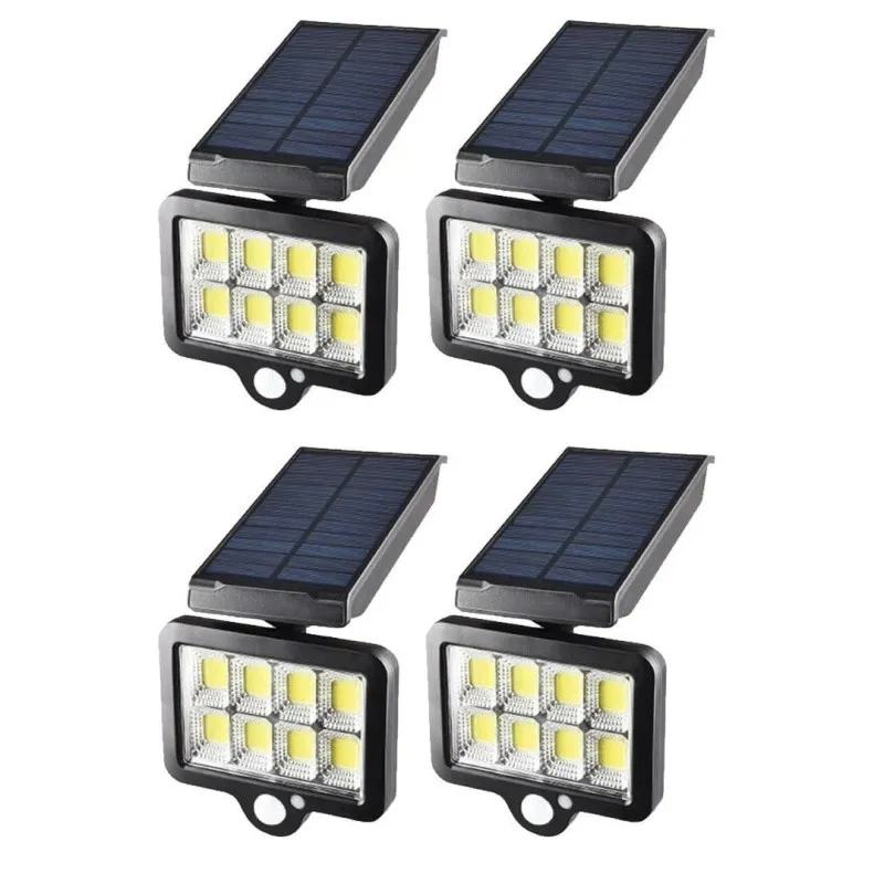 Cumpara Set 4 x Proiector solar 160 LED 8 COB
