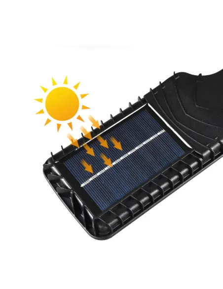 Set 5 x Lampi Solare de Perete cu 72 LED-uri COB, 50W, 3 Moduri de Functionare, Telecomanda, Senzor de Miscare si Lumina