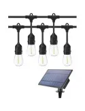 Ghirlanda Luminoasa SOLARA, 5 Metri cu 10 becuri, Alb cald, PREMIUM