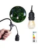 Ghirlanda Luminoasa SOLARA, 5 Metri cu 10 becuri, Alb cald, PREMIUM