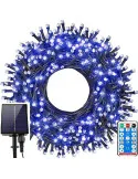 Instalatie solara sir 300 LED cu panou solar si controle,lungime 30 metri
