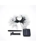 Set 2 x Instalație Solară cu Conuri de Brad, 50 LED-uri Multicolor, 8 Jocuri de Lumini, 5 m