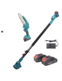 Mini Drujba 6 inch cu Brat Telescopic 2m, 48V, 2 Acumulatori, Unghi Reglabil de taiere