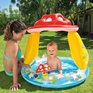 Piscina copii in forma de ciupercuta 102 x 89 cm 2