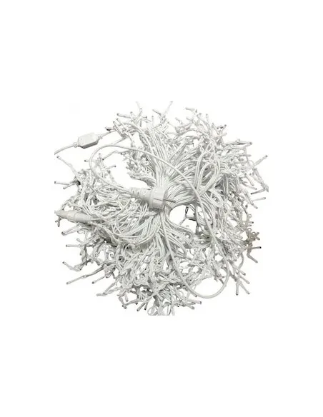 Instalație LED turturi albastru 23.5m, 500 LED flash, exterior premium