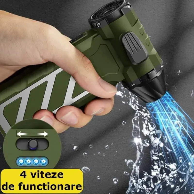Suflantă Turbo Fără Fir 110.000 RPM, Baterie 4000mAh | Red-Mag